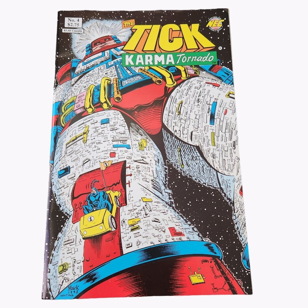 NEC The Tick #4 Karma Tornado Comic Book Collector Bagged Boarded